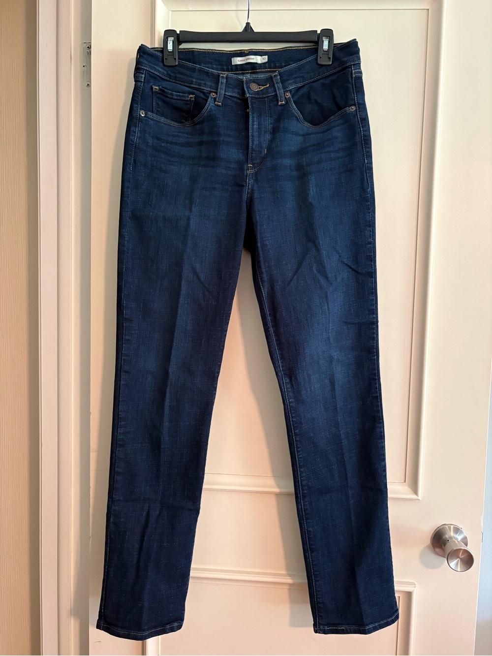 Levi’s Classic Dark Blue Women's Straight Jeans